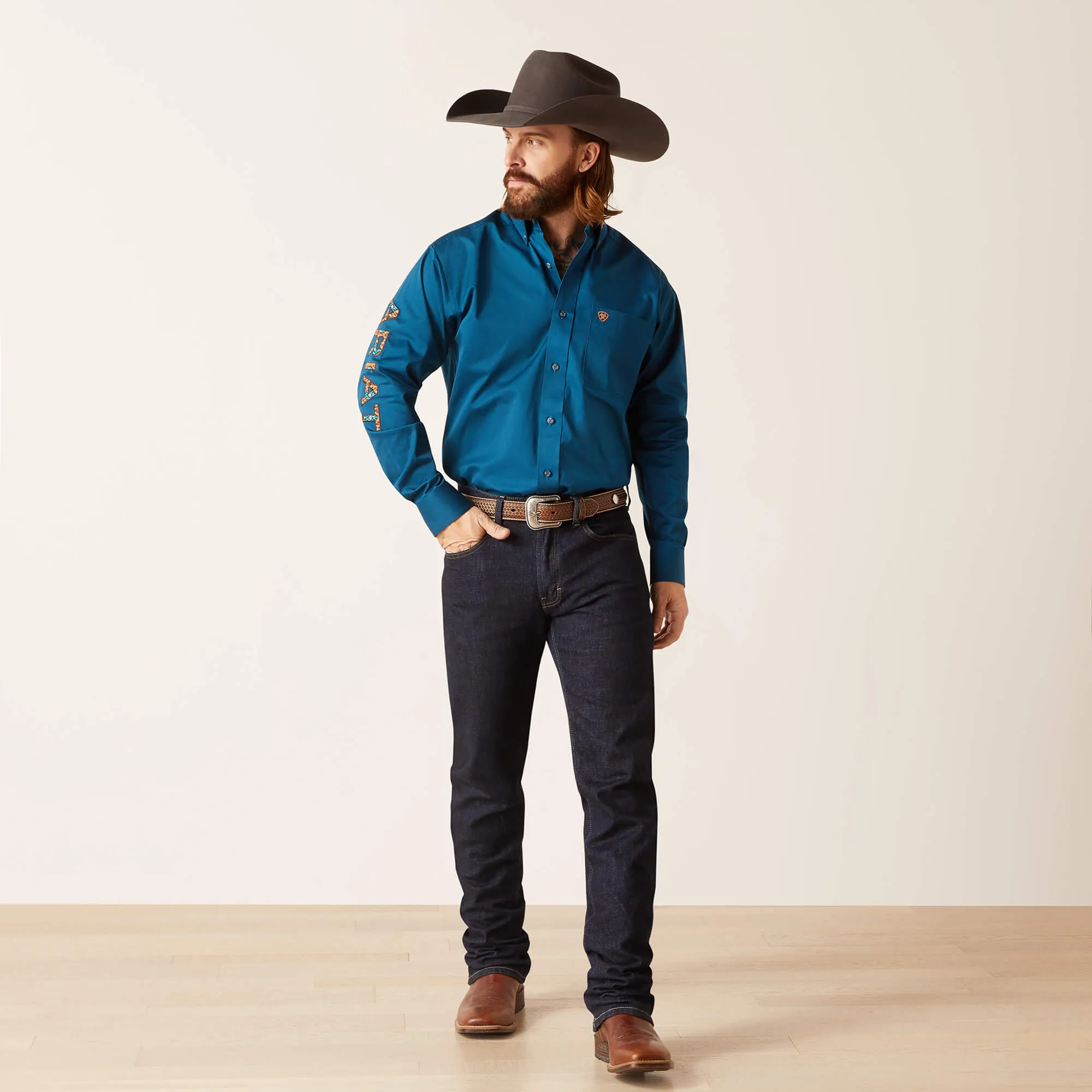 10047243 Men's Team Logo Classic Fit Shirt by Ariat