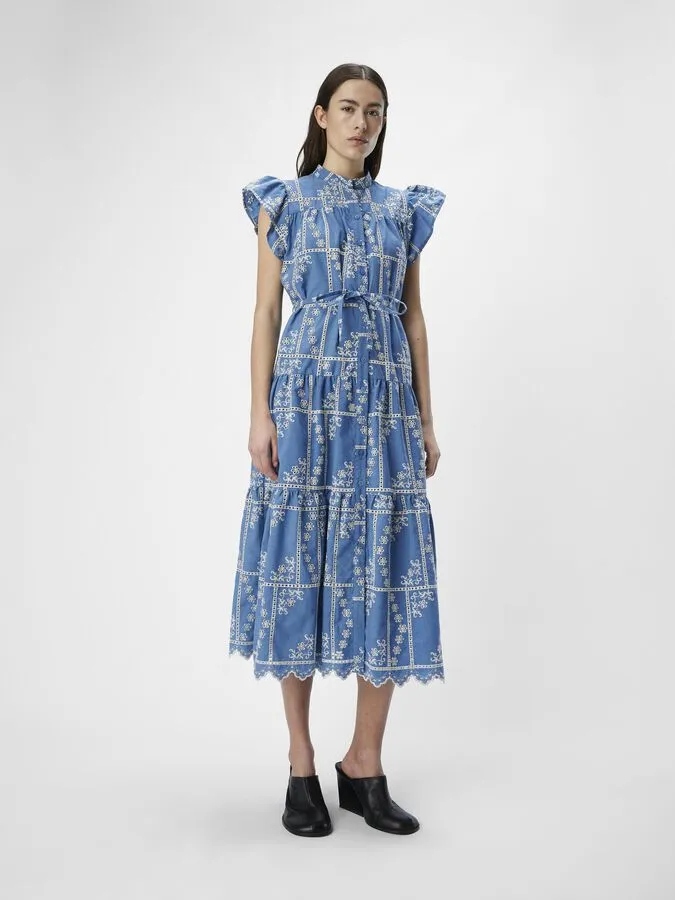 23044696 OBJchinna S/S Long Dress