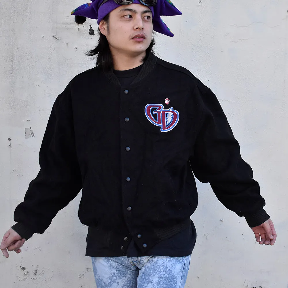 90’s Grateful Dead ストーンズピンズ付き！ ウールアワードジャケット 240129H