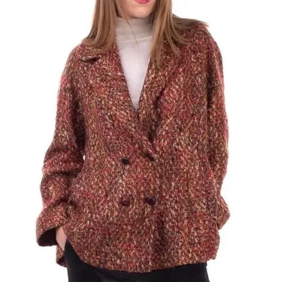 Alberta Ferretti Boucle Blazer Jacket