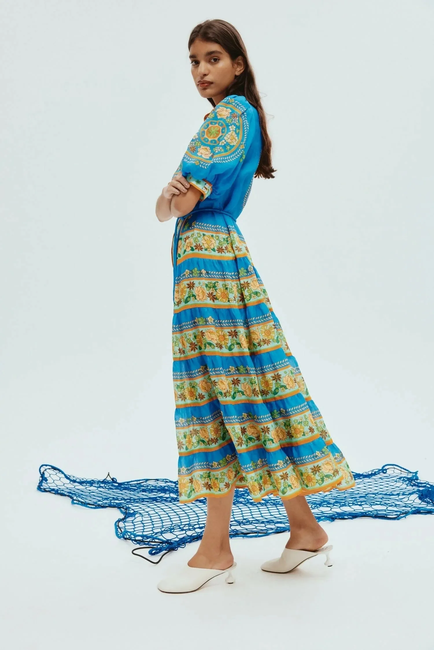 Alemais Linda Tiered Midi Size 10