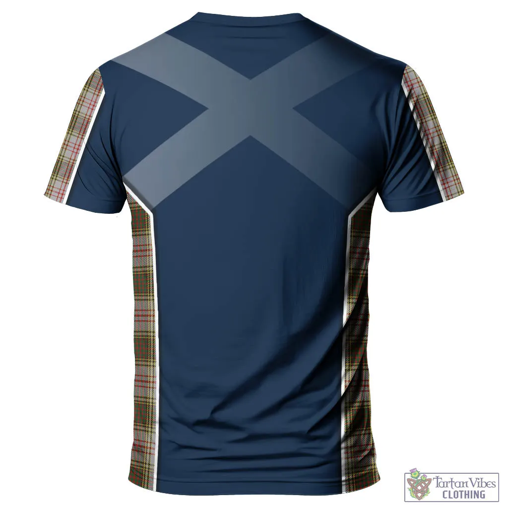 Anderson Dress Tartan T-Shirt with Family Crest and Lion Rampant Vibes Sport Style