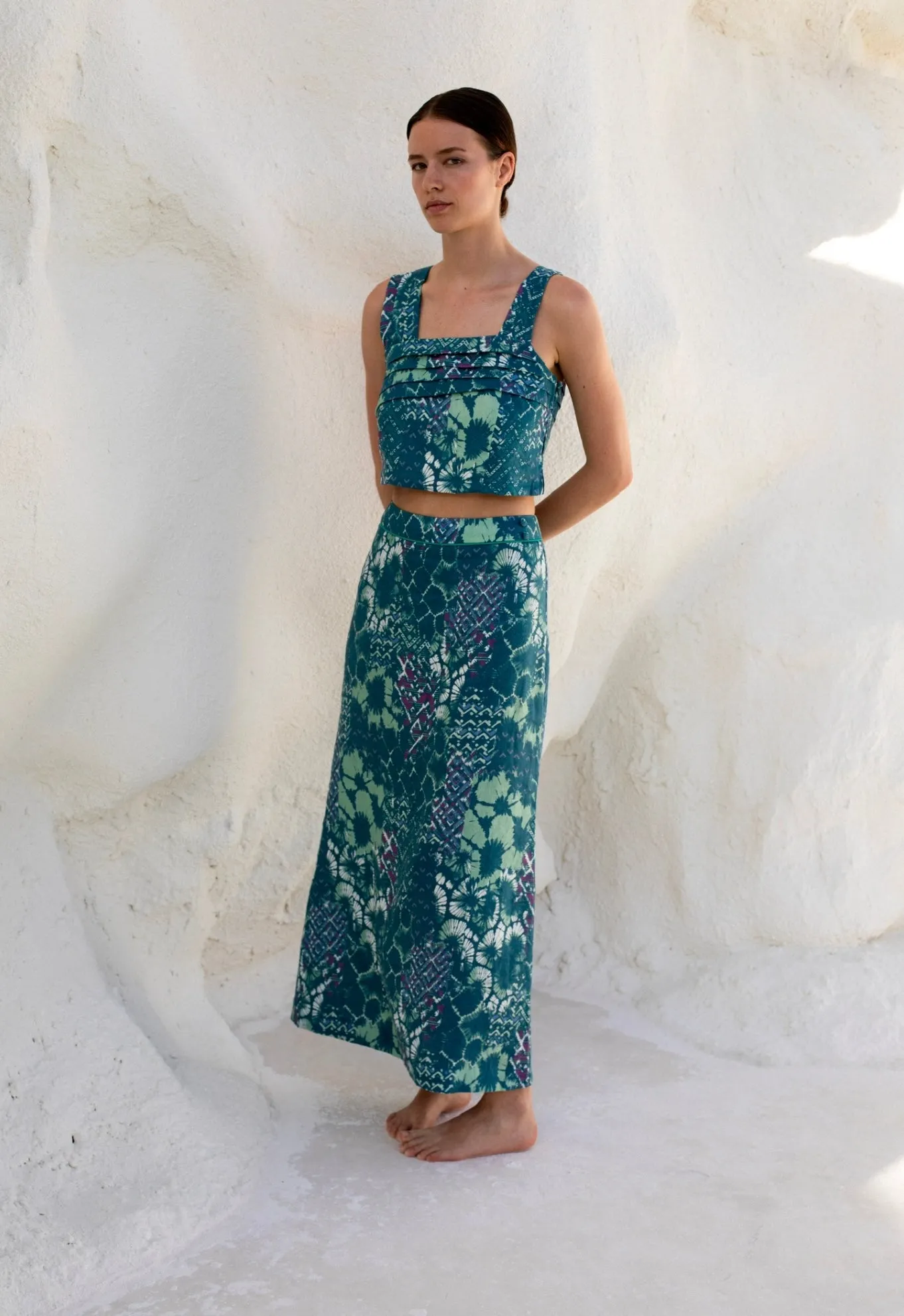 Aria Skirt Green