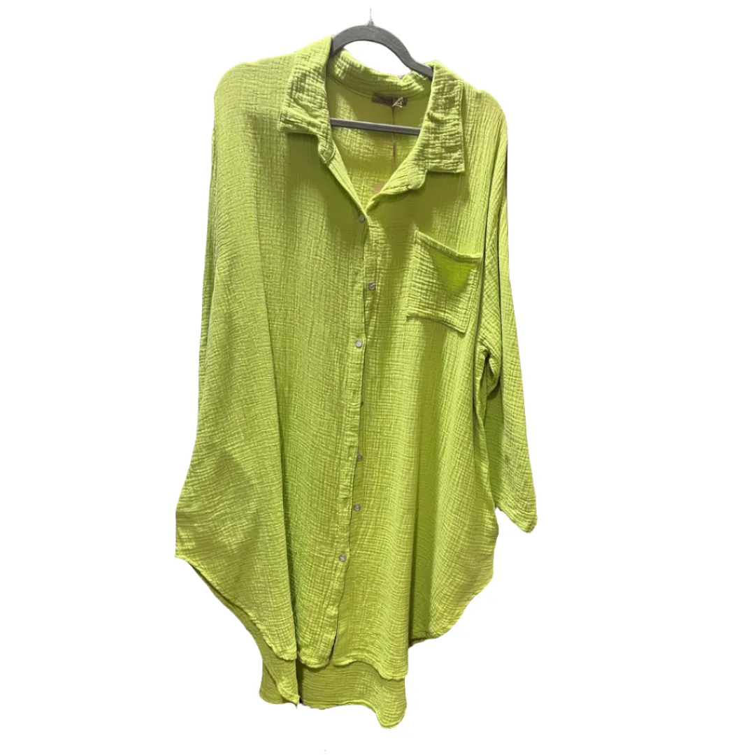 BEYOND CAPRI Cotton 3/4 Shirt Dress