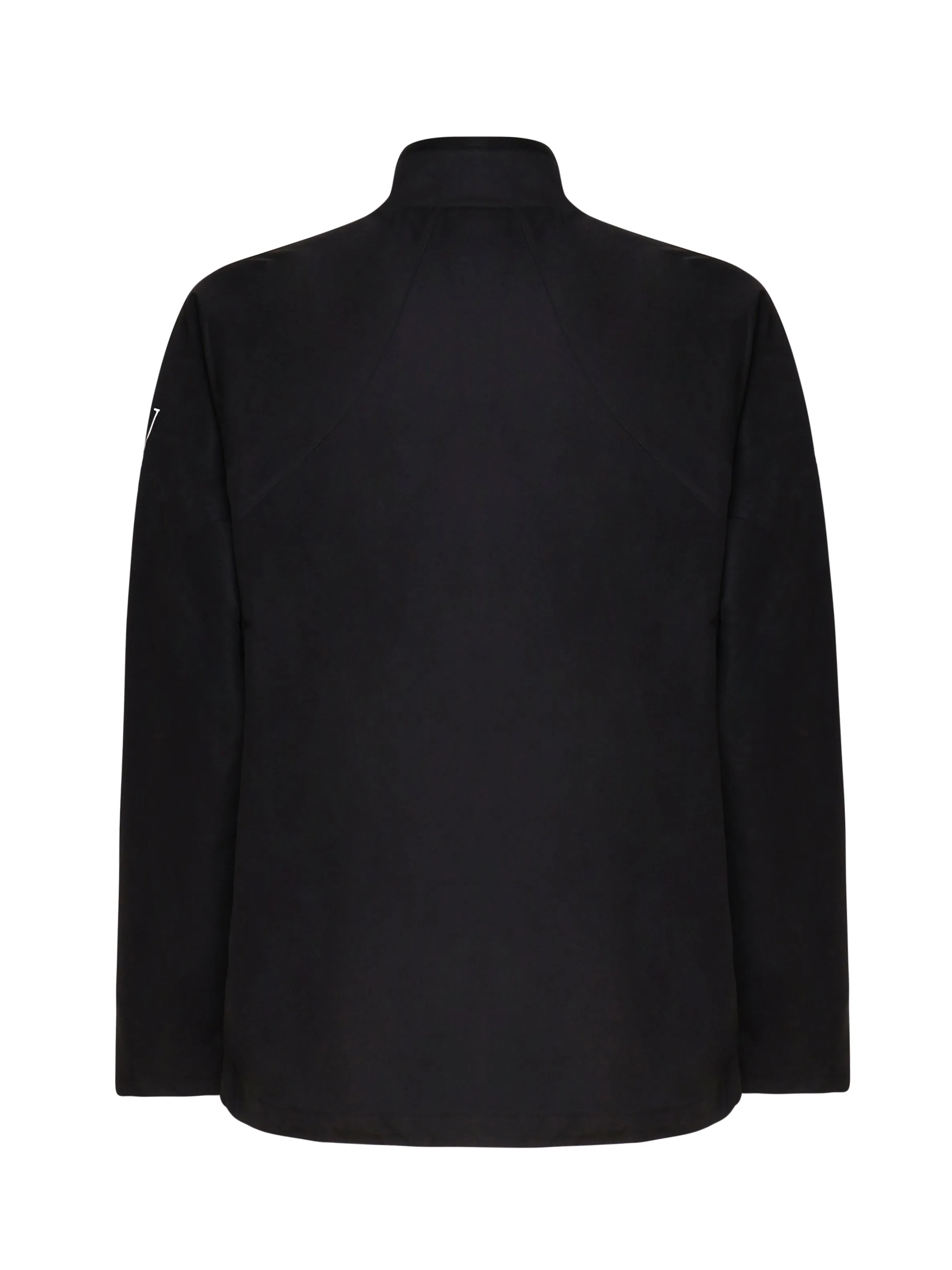Black Zip Closure Track Jacket