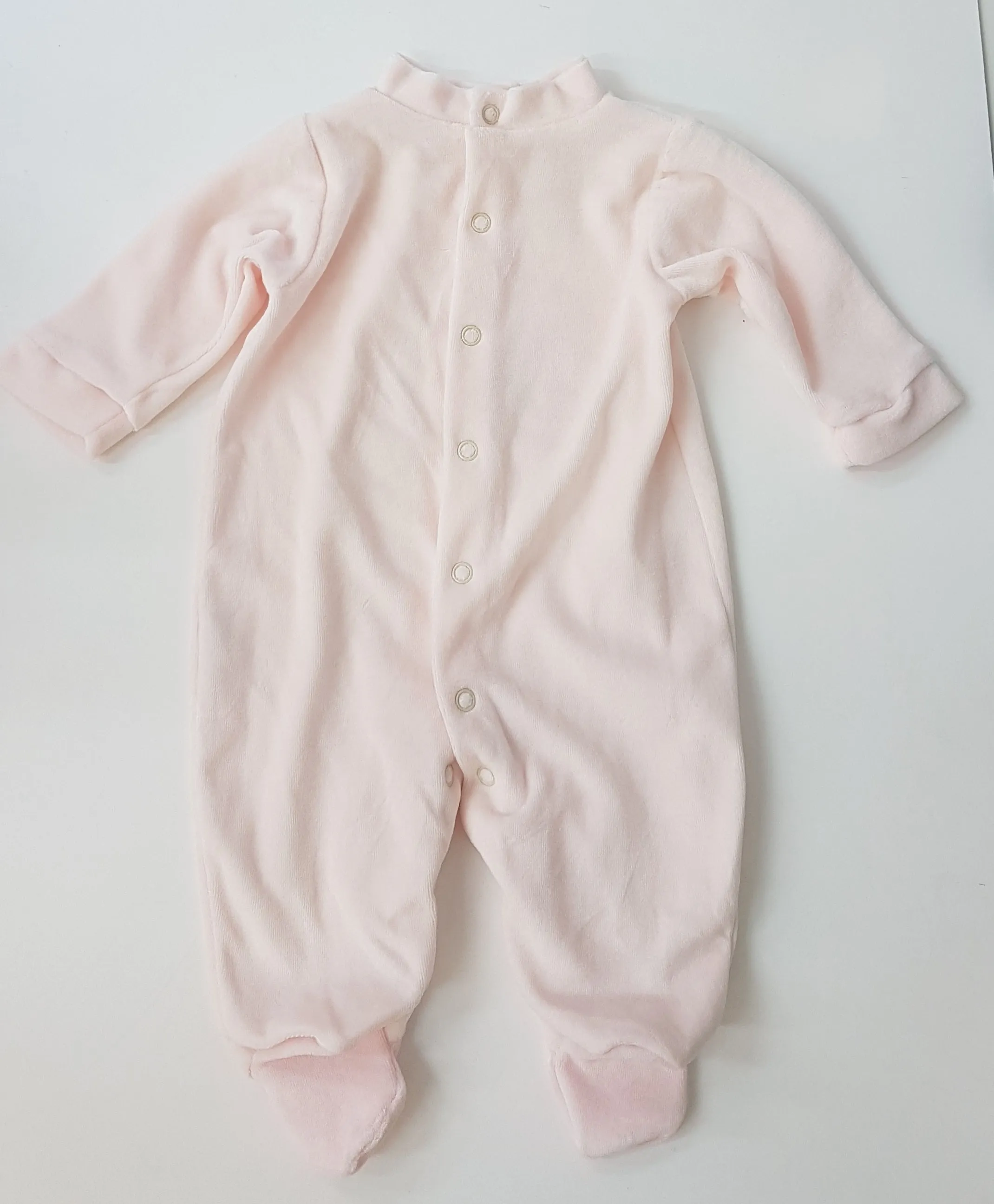 Bodysuit Velour pink