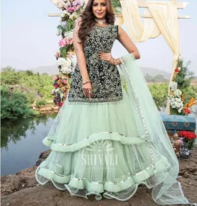 Boutique collection - Dark and mint green