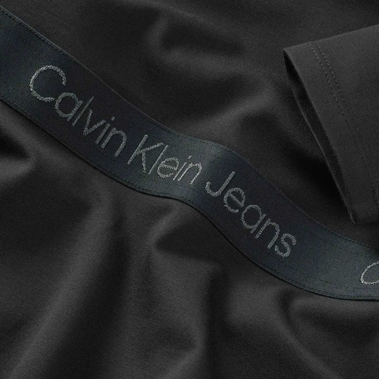 Calvin Klein Ck Black LAndo Tape Punto Dress