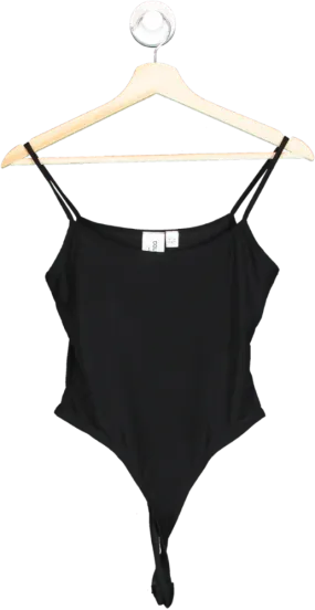 Collusion Black Bodysuit UK 8