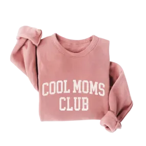 Cool Moms Club Graphic Sweatshirt - Mauve