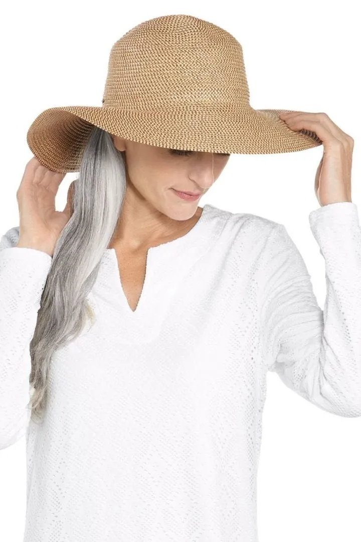 Coolibar Blake Elegant Floppy Sun Hat UPF 50  - Ivory