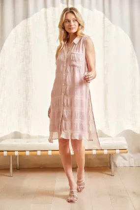 Crinkle Sleeveless Dress