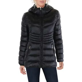 DKNY Womens Quilted Packable Puffer Jacket