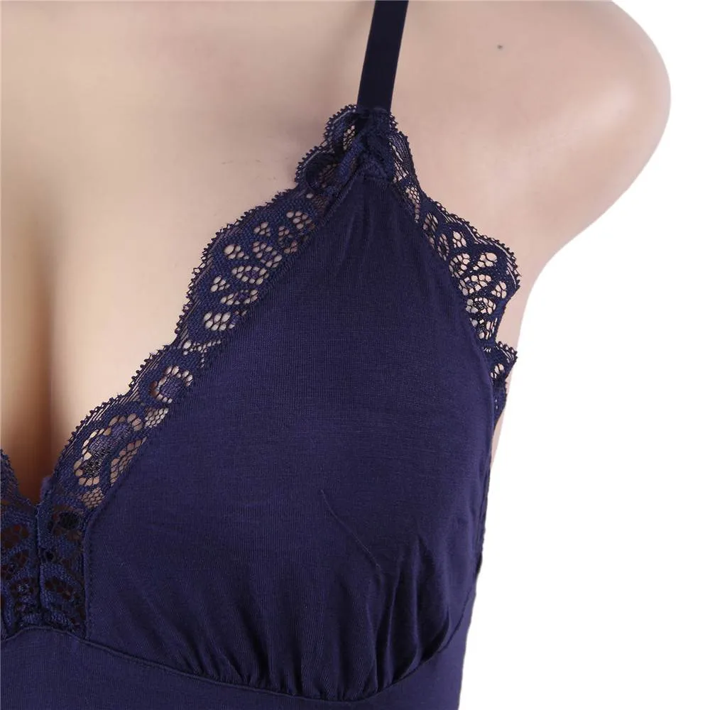 Enchanted Lace Embrace Navy Bodysuit