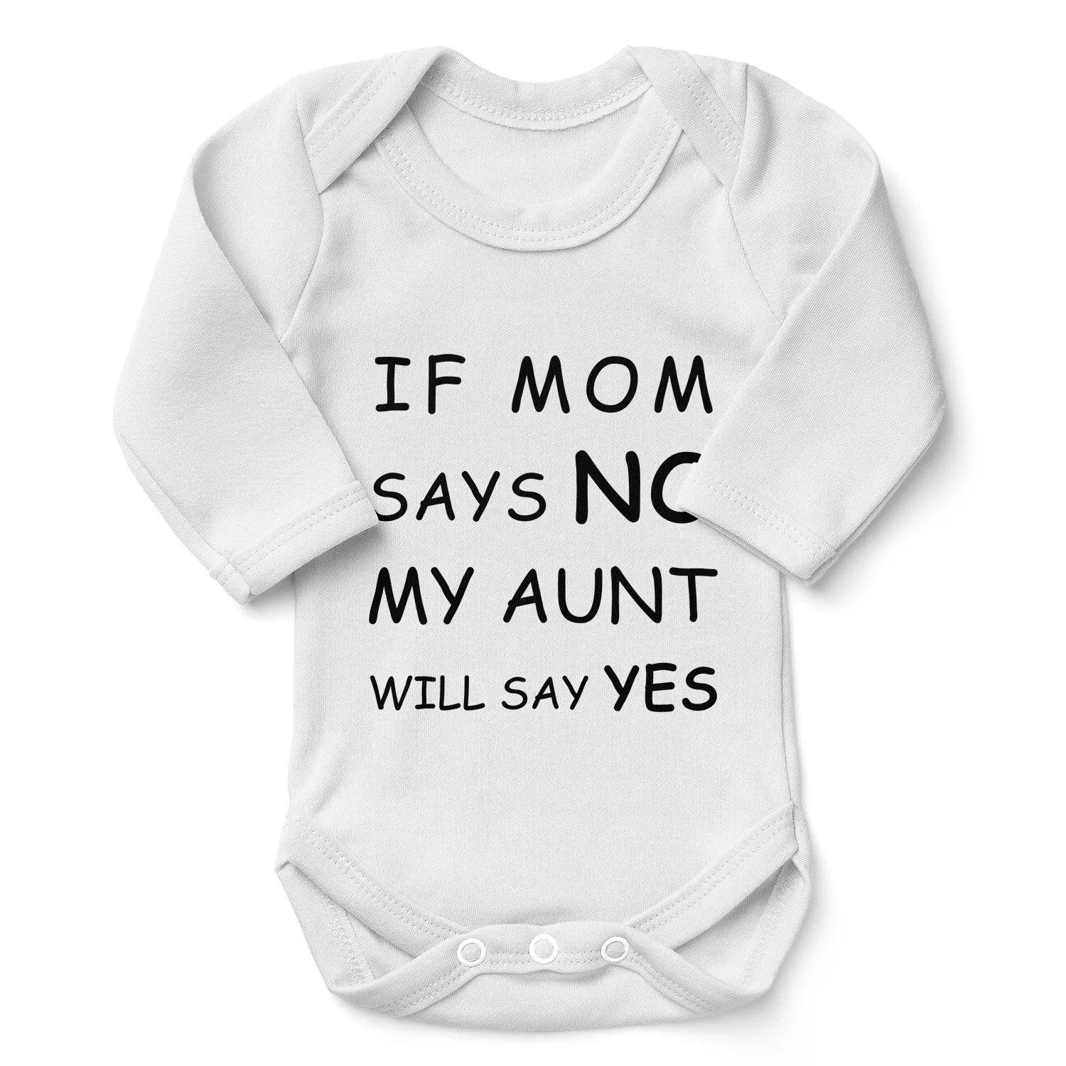 Endanzoo Organic Baby Bodysuit - Aunt Says YES