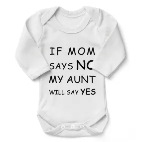 Endanzoo Organic Baby Bodysuit - Aunt Says YES