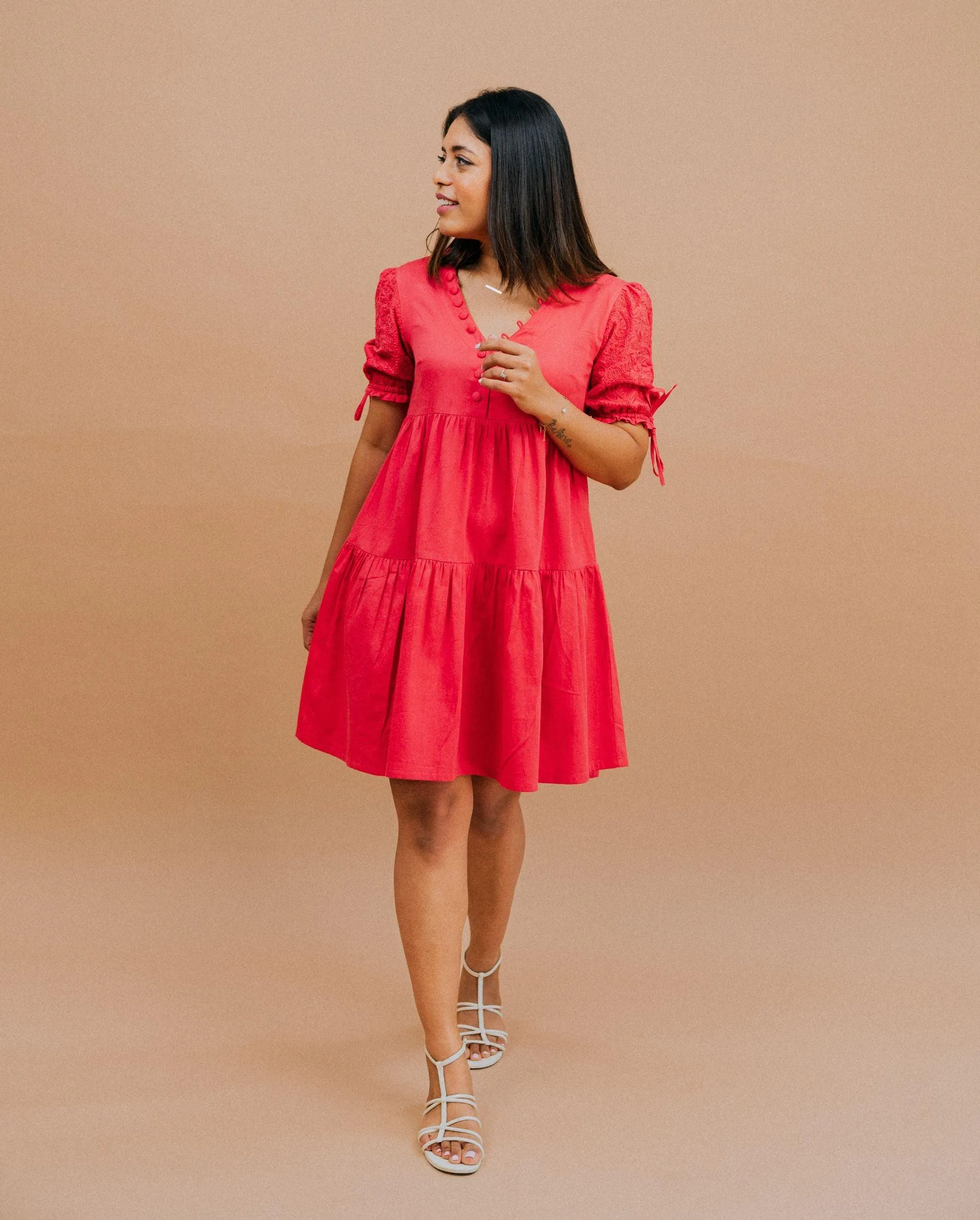 Gulnari Flowy Mini Dress