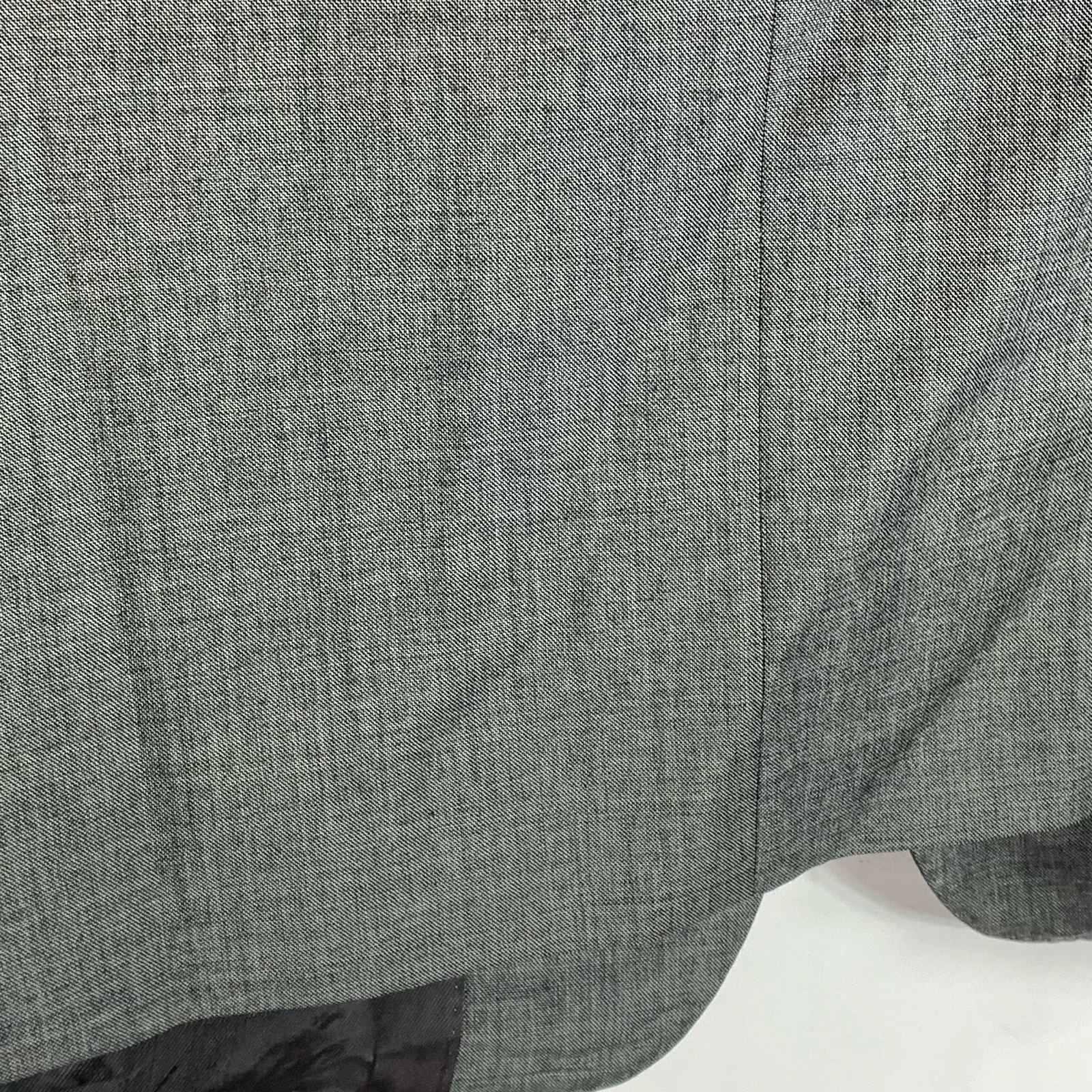 H By HALSTON Men's Gray Three-Button Notch Lapel Blazer SZ 48