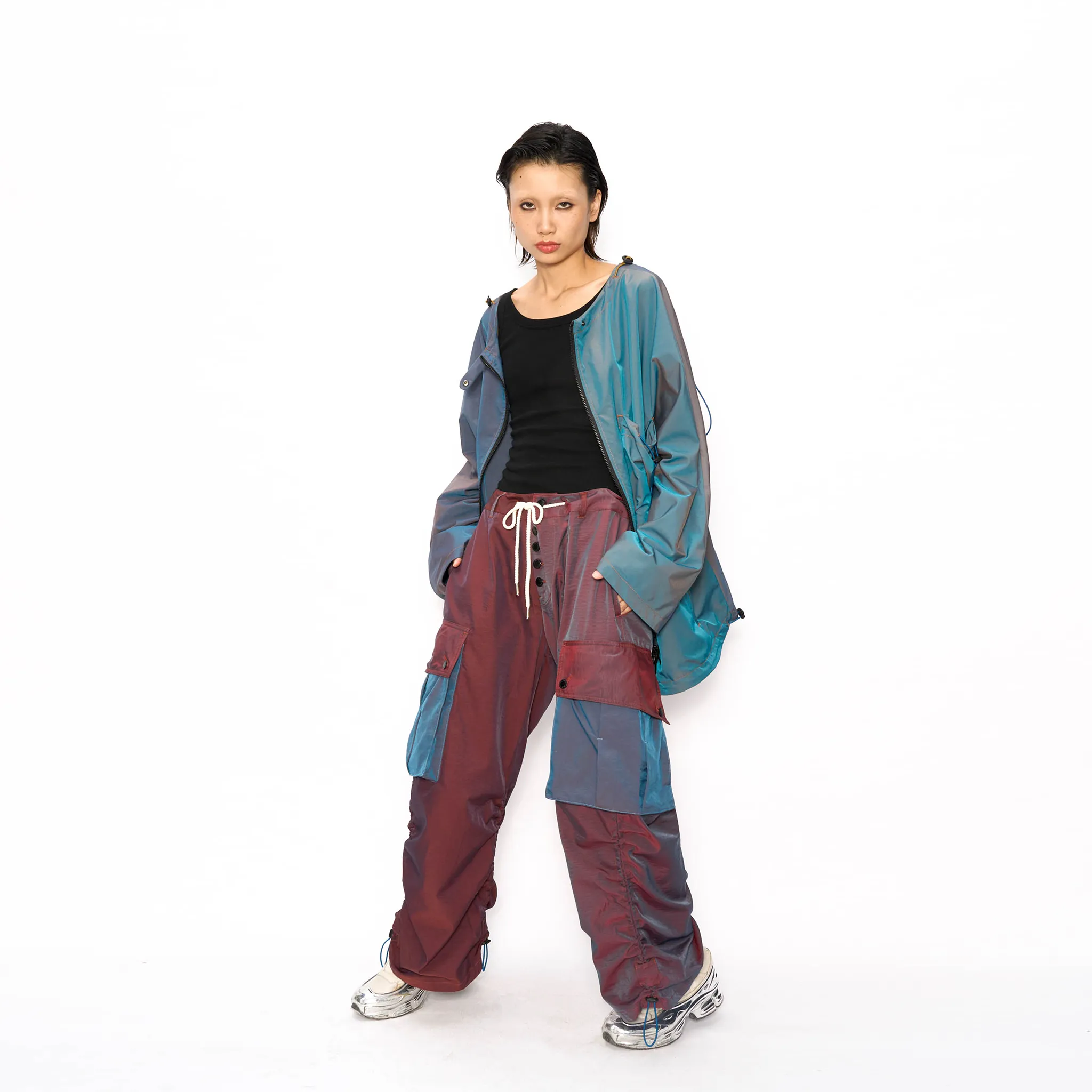 Iridescent Cargo Pants