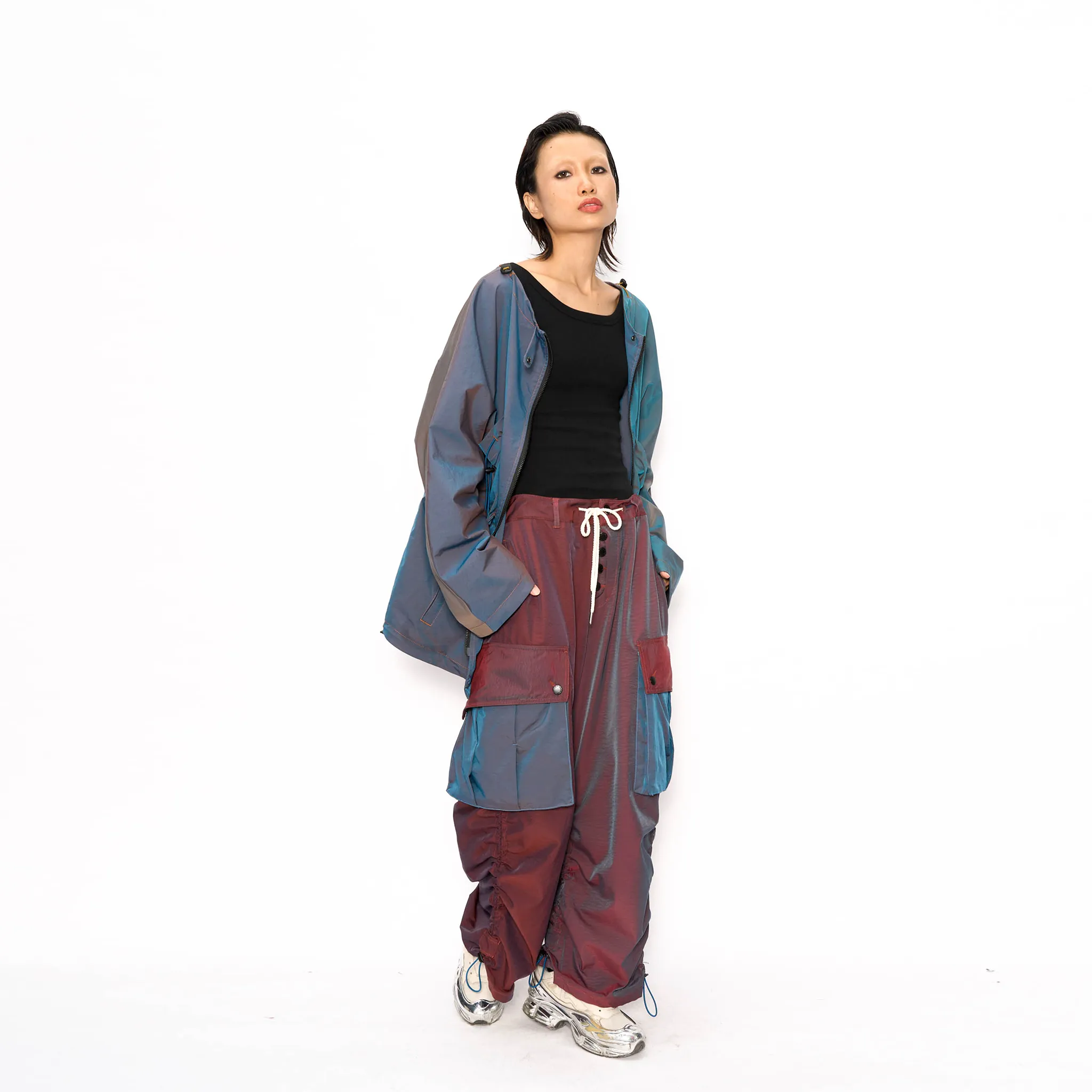Iridescent Cargo Pants