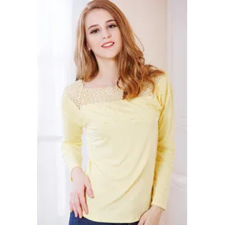 Ketty More Women Long Sleeved Corchet Lace Blouse-KMWSB846