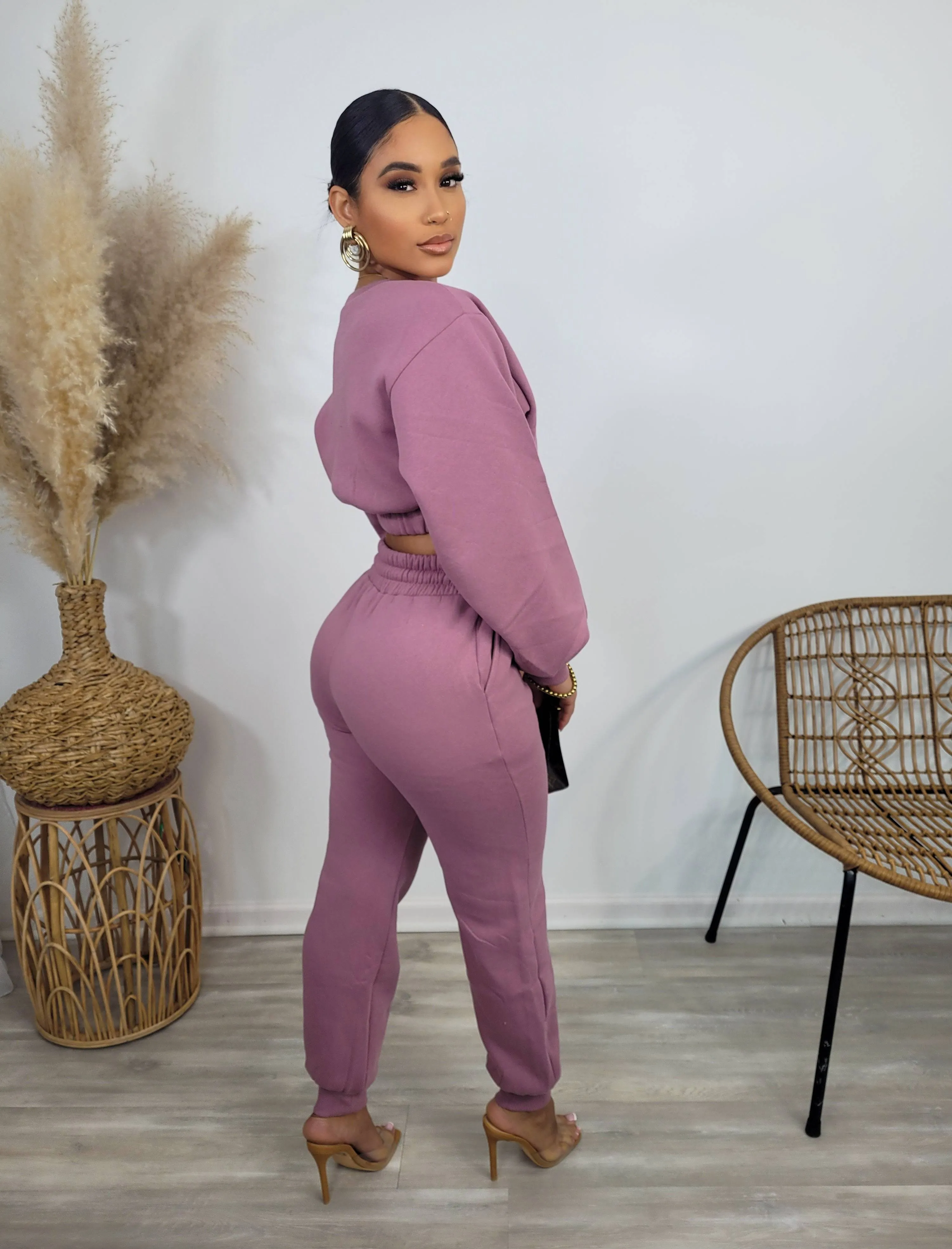 Keveen Jogger Set (Light Rose)