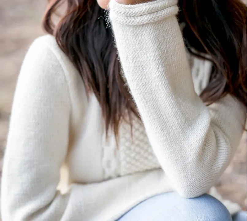 Ladies Pullover Knitting Pattern (AE - 9005) PDF only