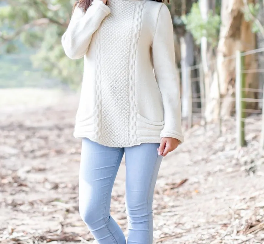 Ladies Pullover Knitting Pattern (AE - 9005) PDF only