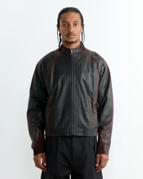 Leather Minno Jacket in Black