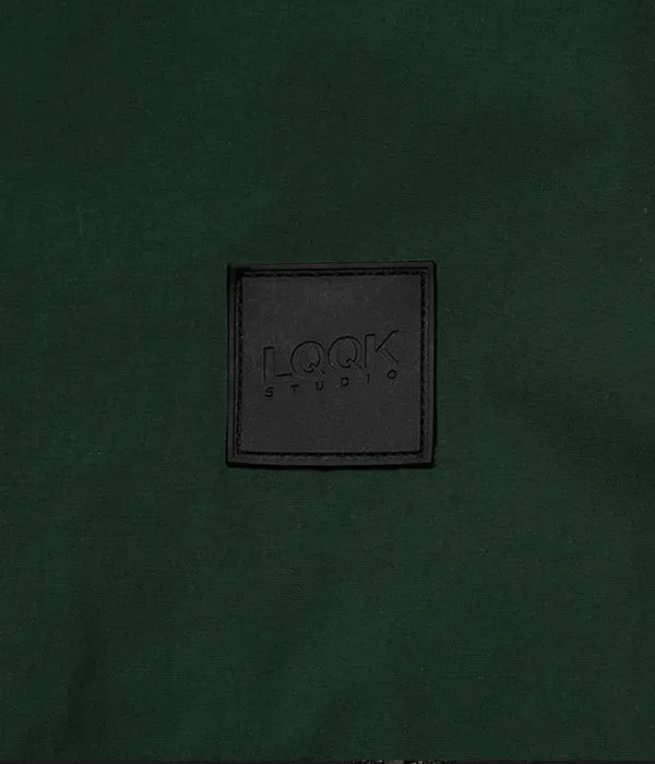 LQQK Studio/NYLON TRACK JACKET (GREEN)