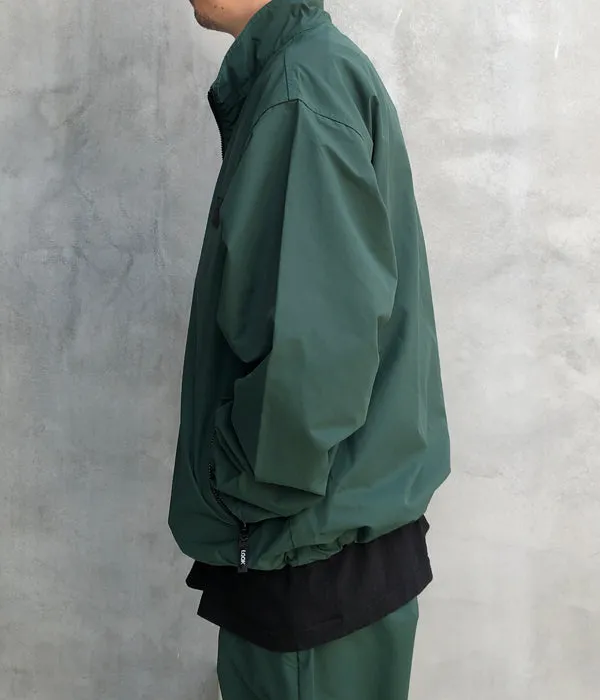 LQQK Studio/NYLON TRACK JACKET (GREEN)