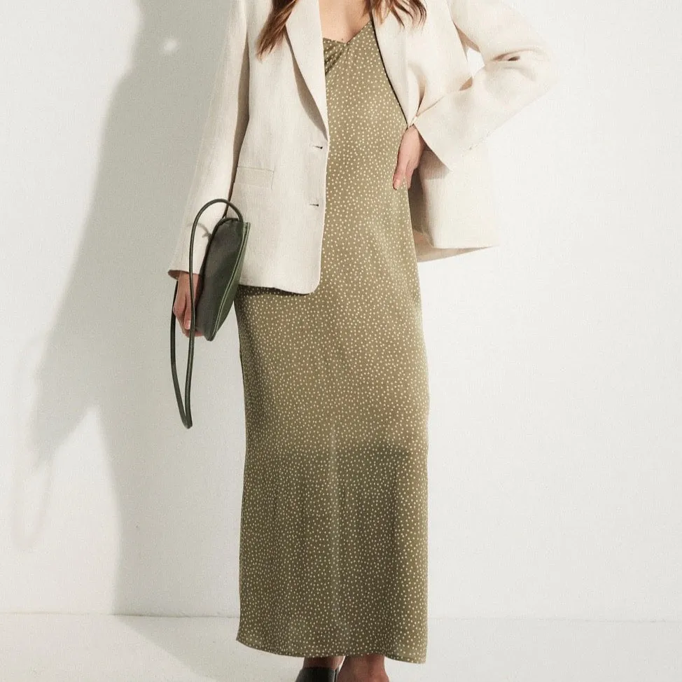 Lucia Dress In Khaki