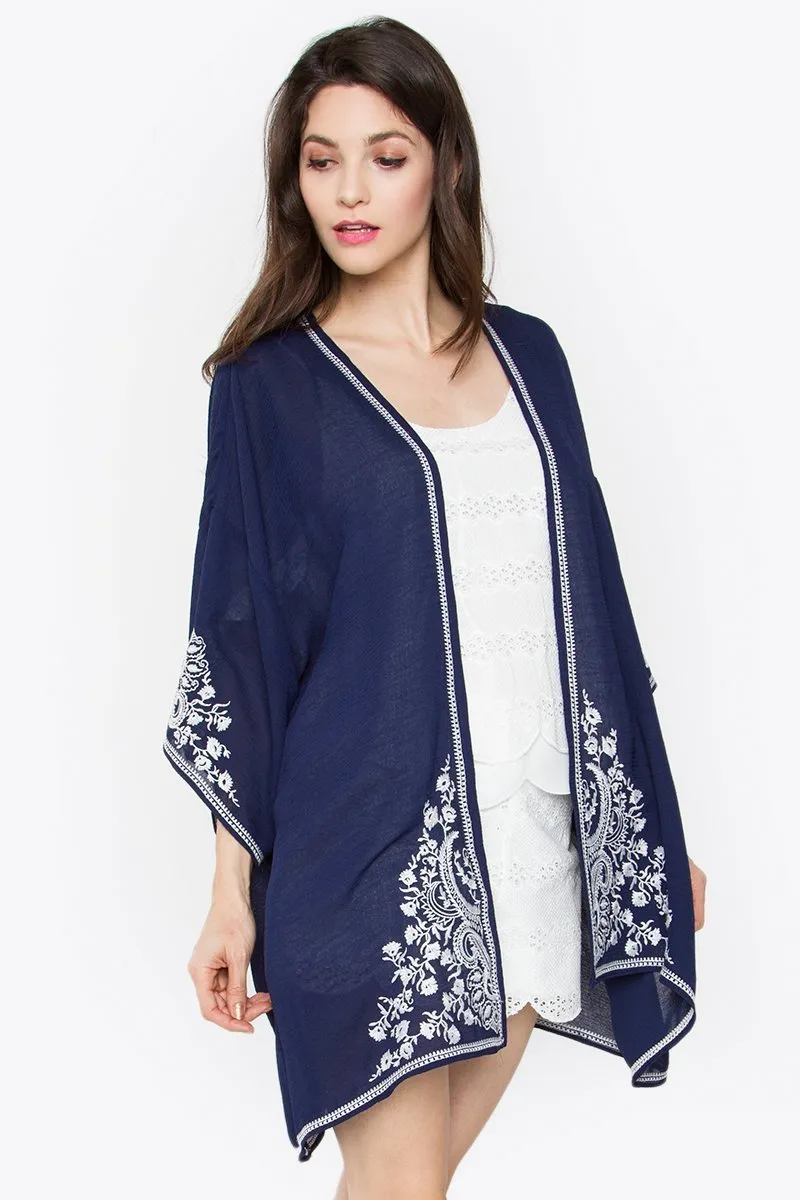 Luella Embroidered Kimono