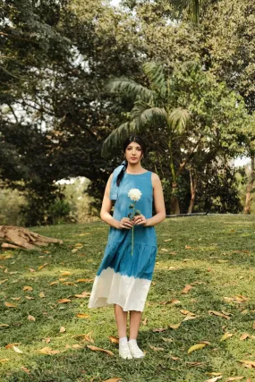 Lush Indigo Dress | Relaxed fit Khadi Dress