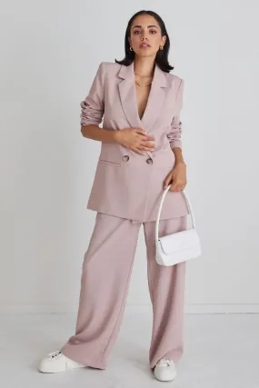 Mason Blush Texture Blazer