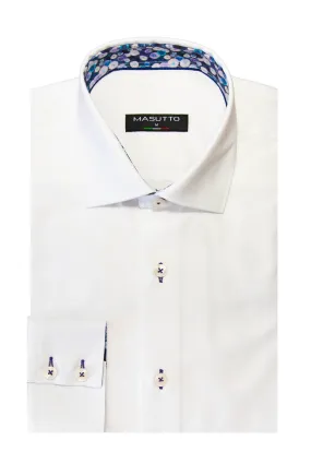 MASUTTO CHANERO/05 LONG SLEEVE BUTTON DOWN SHIRT