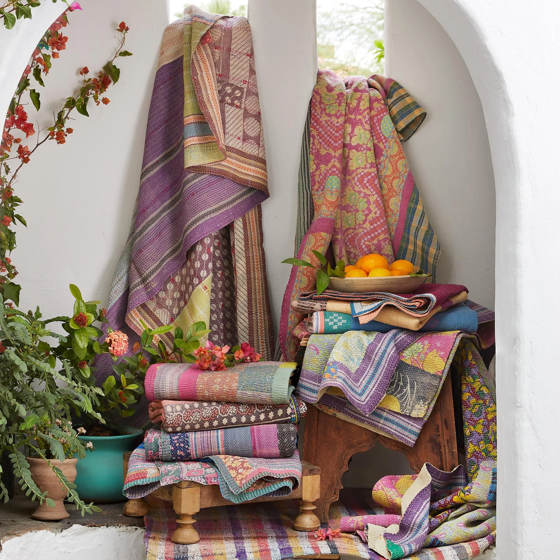 Matesh Sari Throw