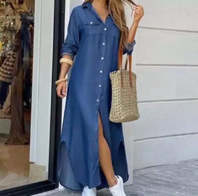Maxi Shirt Dress