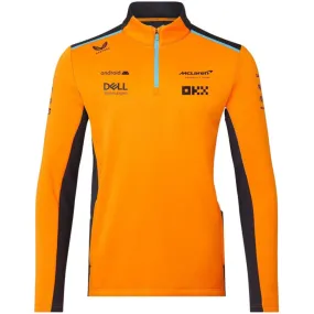 McLaren F1™ Teamwear Men's Half-Zipper - Papaya Orange