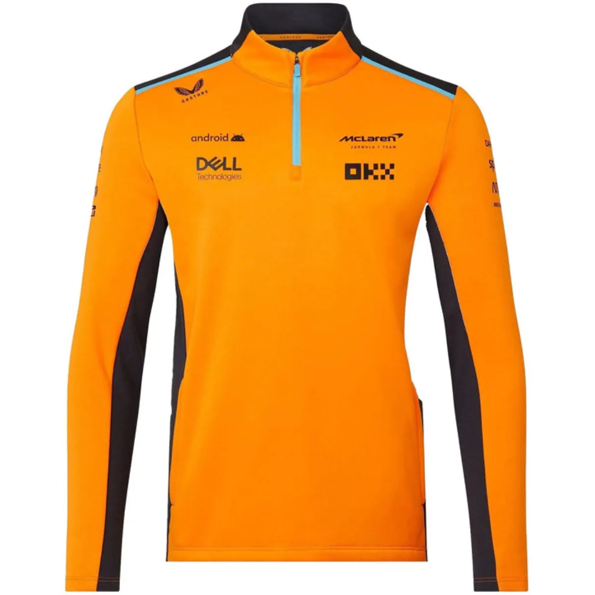 McLaren F1™ Teamwear Men's Half-Zipper - Papaya Orange