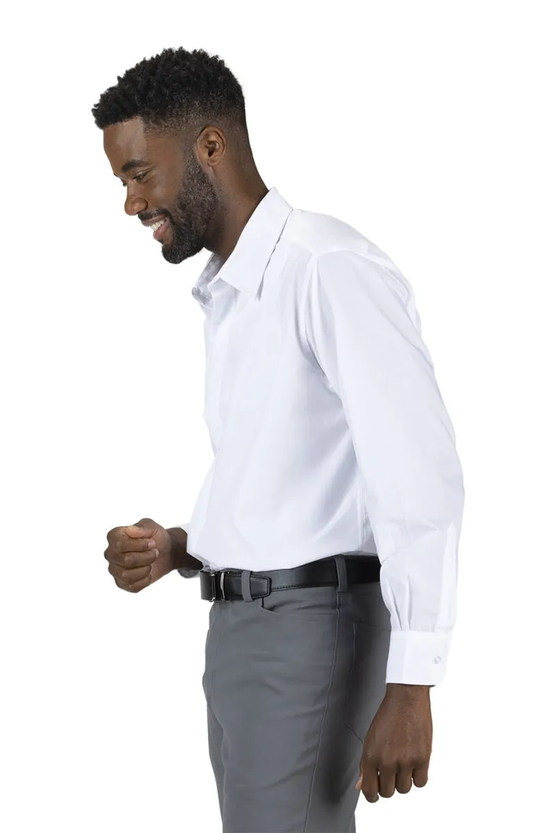 Men's Café Broadcloth Shirt - Royal Blue
