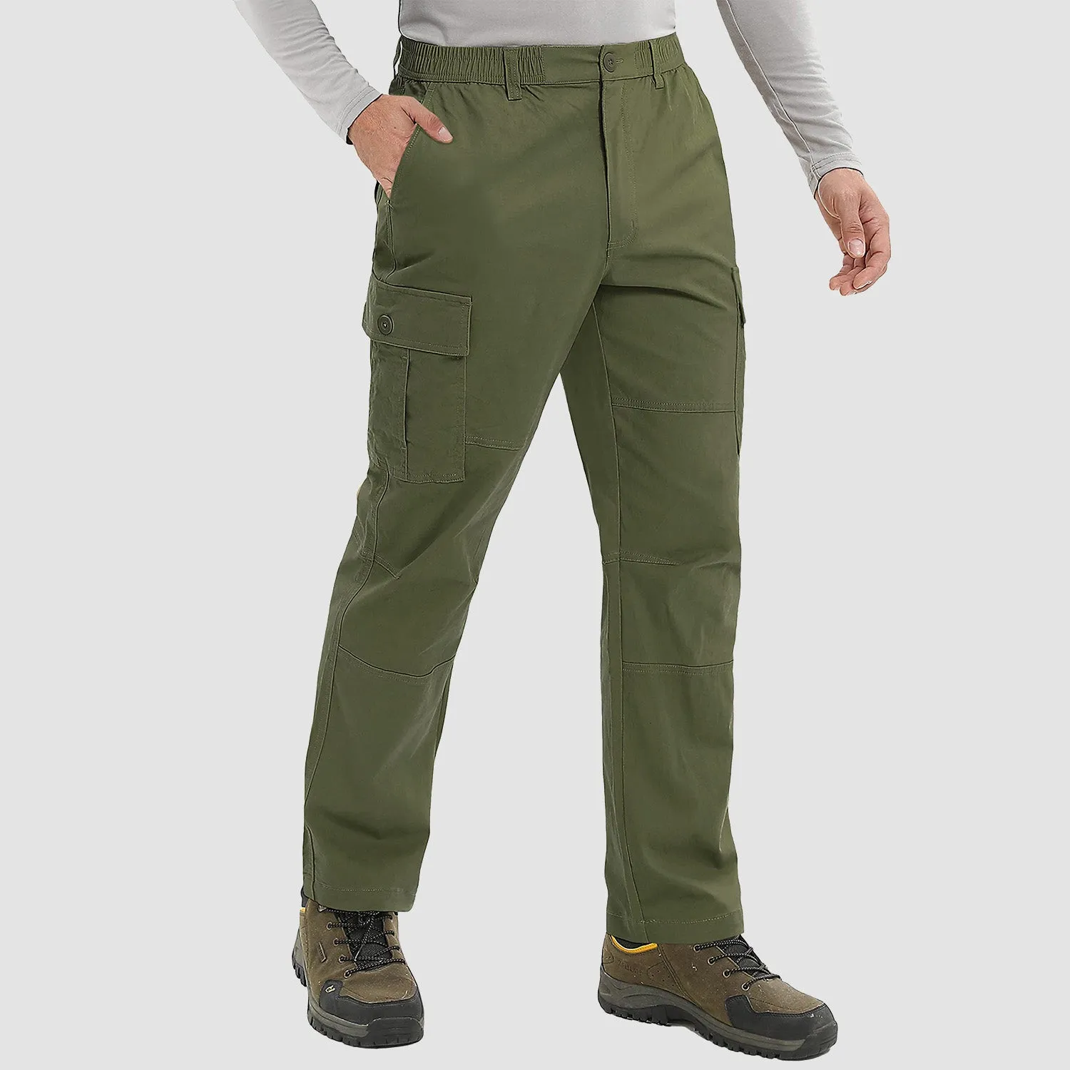 Men's Cargo Pants Straight Fit Work Pants