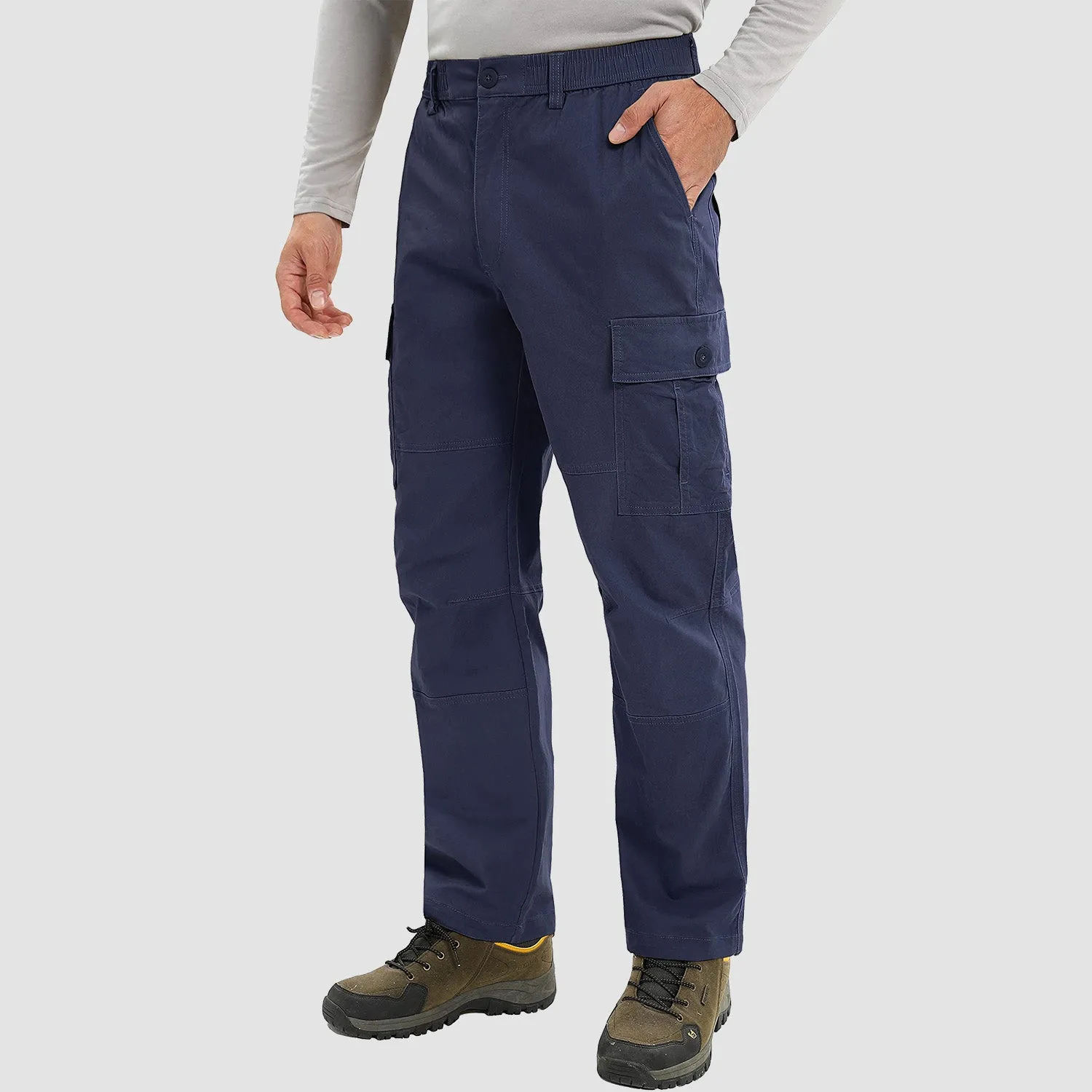 Men's Cargo Pants Straight Fit Work Pants