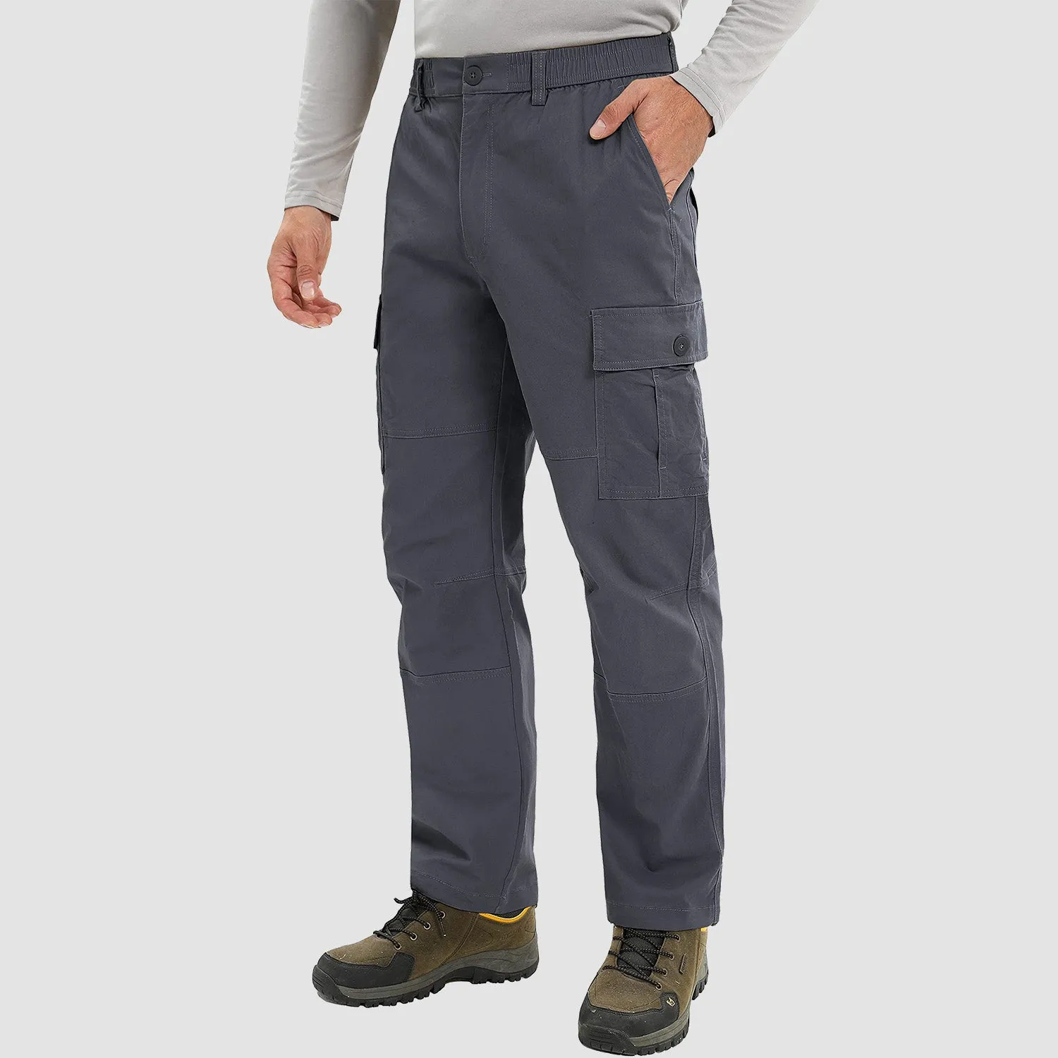 Men's Cargo Pants Straight Fit Work Pants