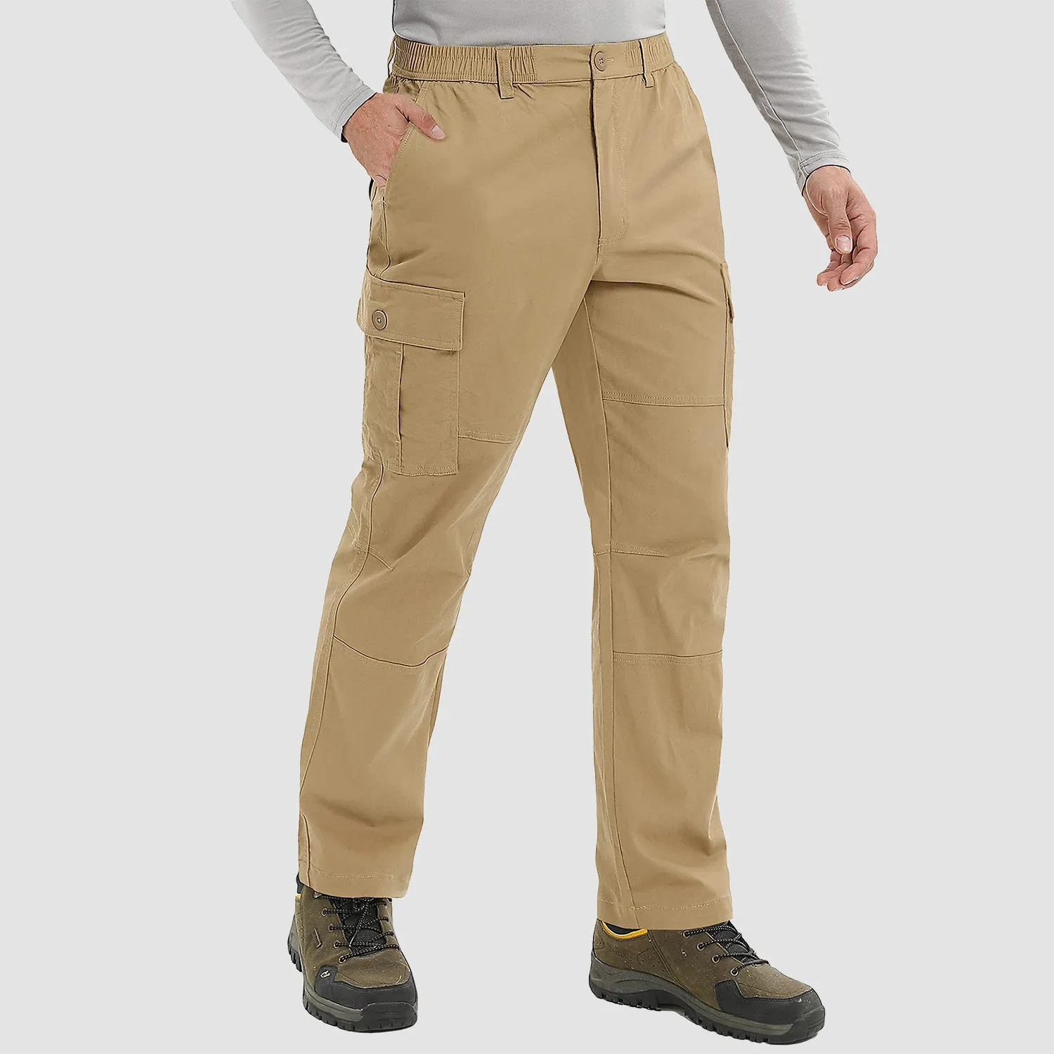 Men's Cargo Pants Straight Fit Work Pants