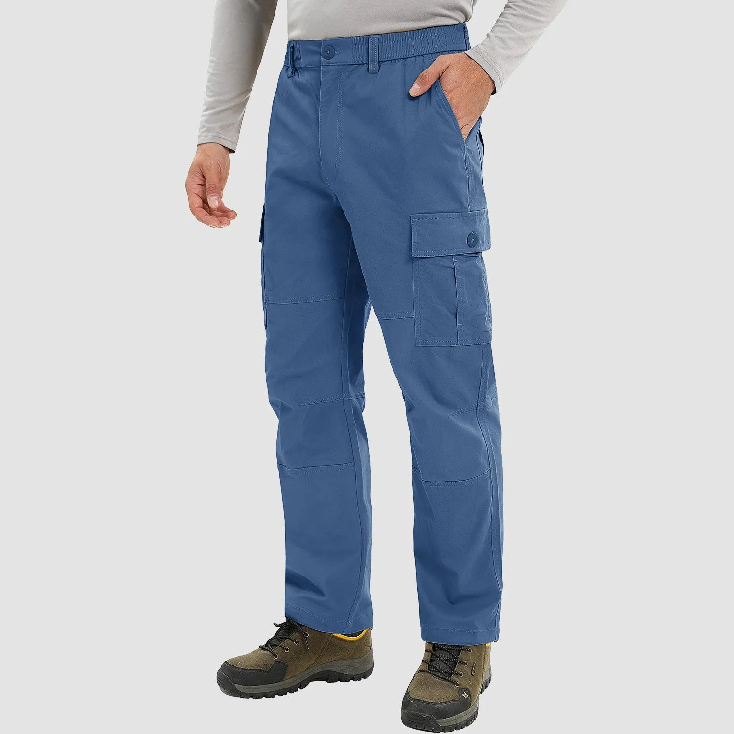 Men's Cargo Pants Straight Fit Work Pants