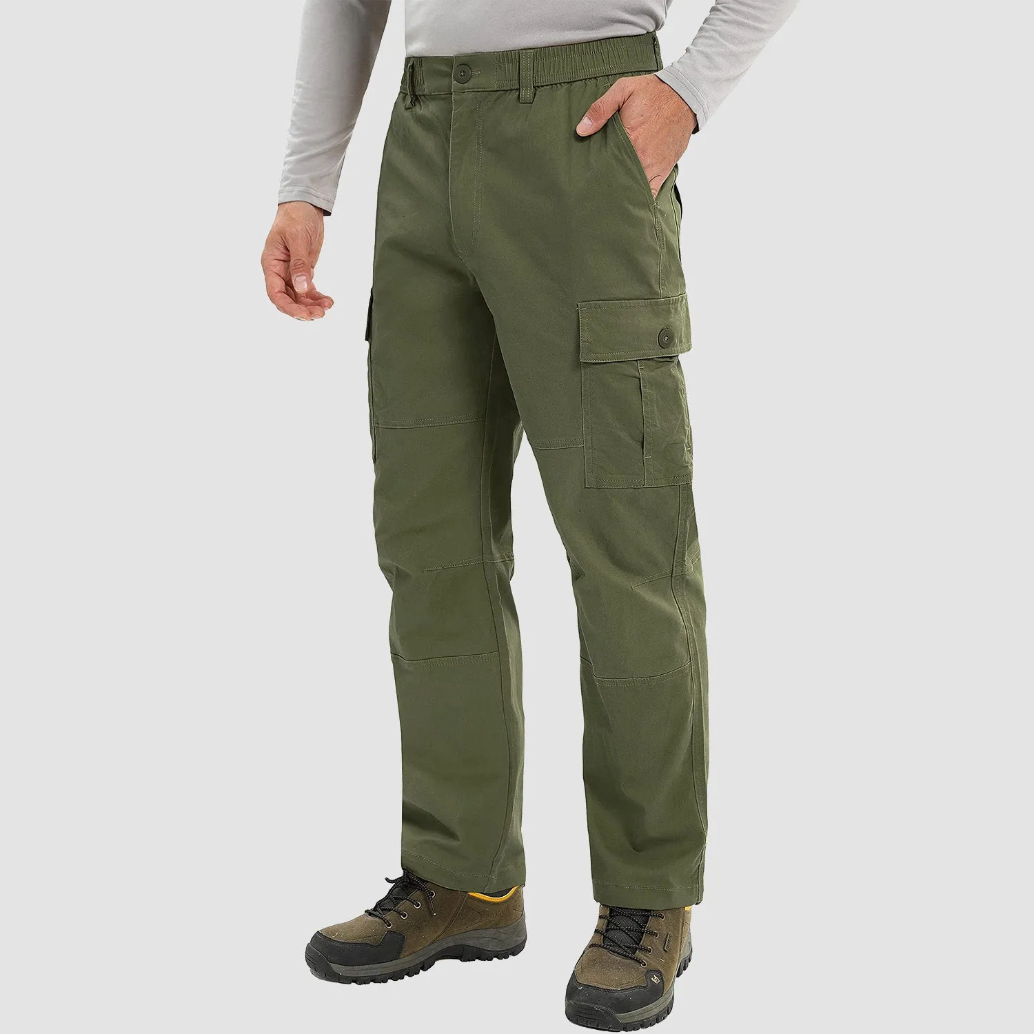 Men's Cargo Pants Straight Fit Work Pants