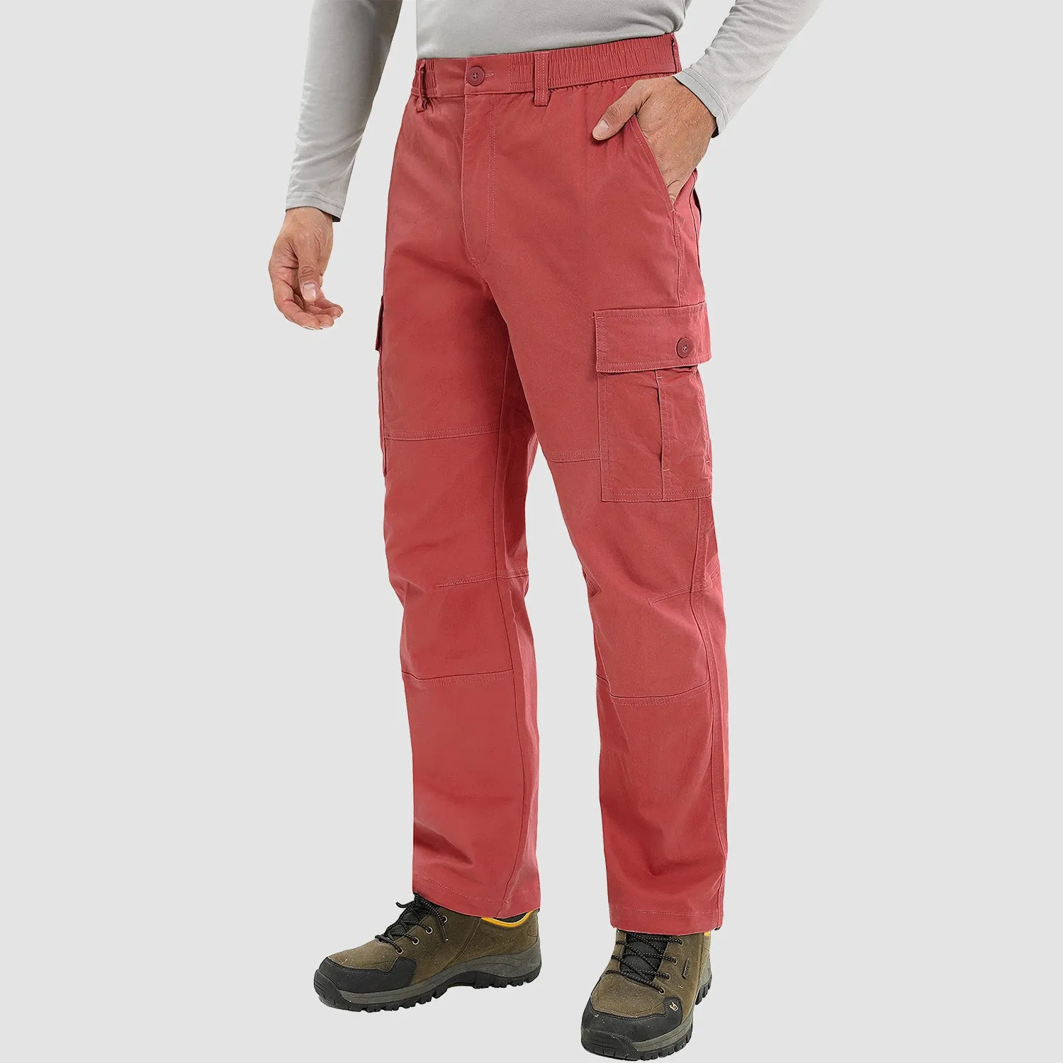 Men's Cargo Pants Straight Fit Work Pants
