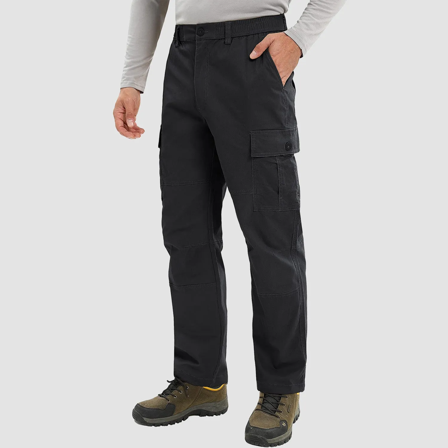 Men's Cargo Pants Straight Fit Work Pants