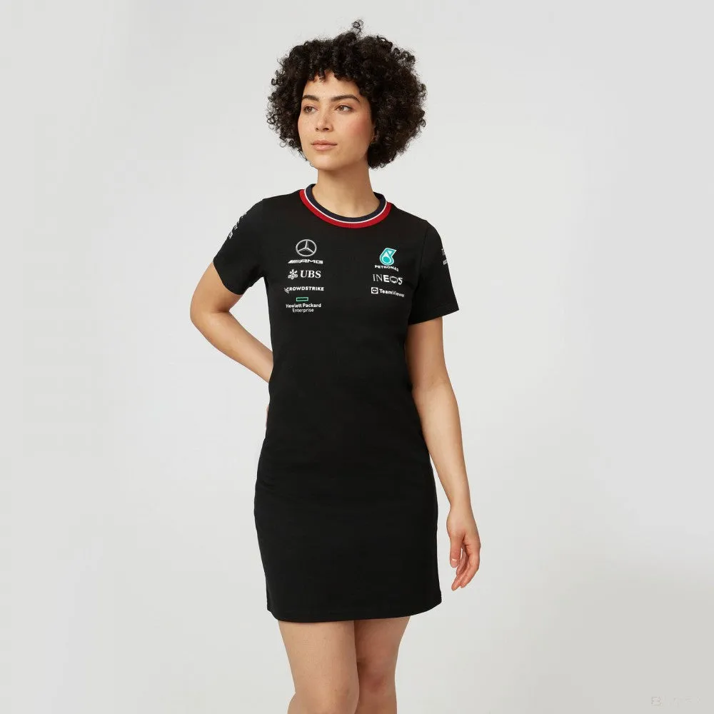 Mercedes Womens T-Dress, Team, Black, 2022